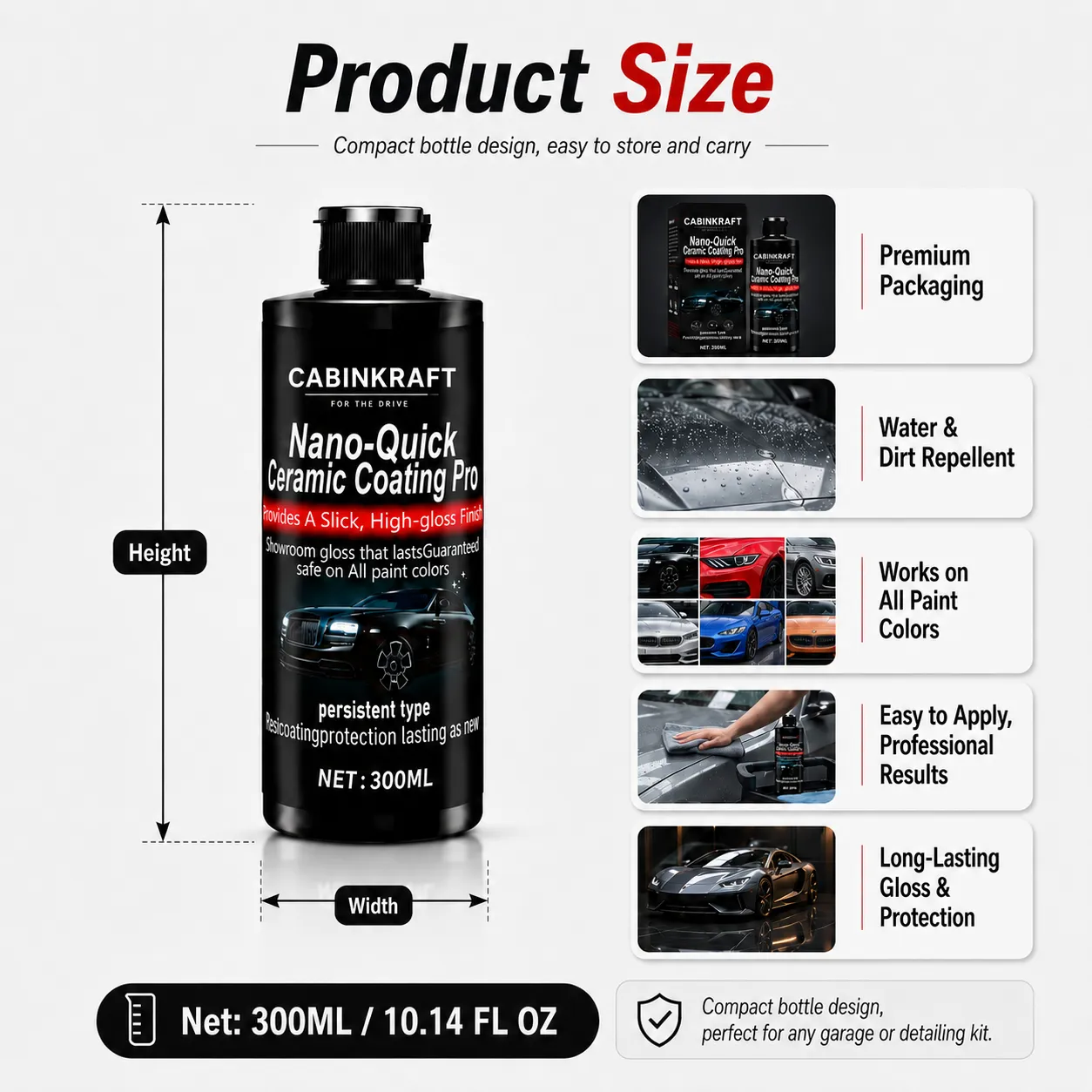 Automotive Ceramic Coating, 300 ml