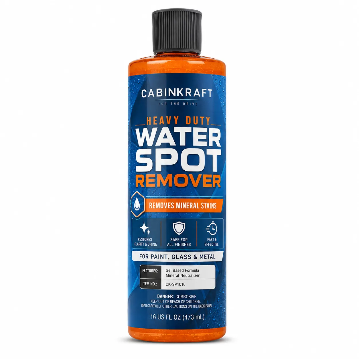 Automotive Water Spot Remover for Glass, Paint and Wheels, 16 fl oz